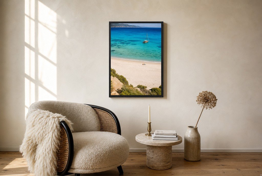 Two on an Empty Beach, living room
