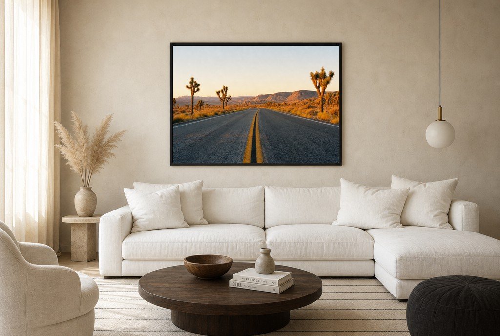 Joshua Tree Two-Lane, living room