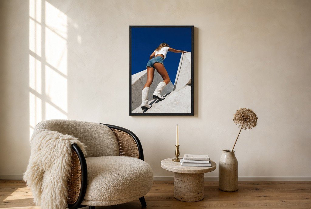 White Boots, Big Sky, living room