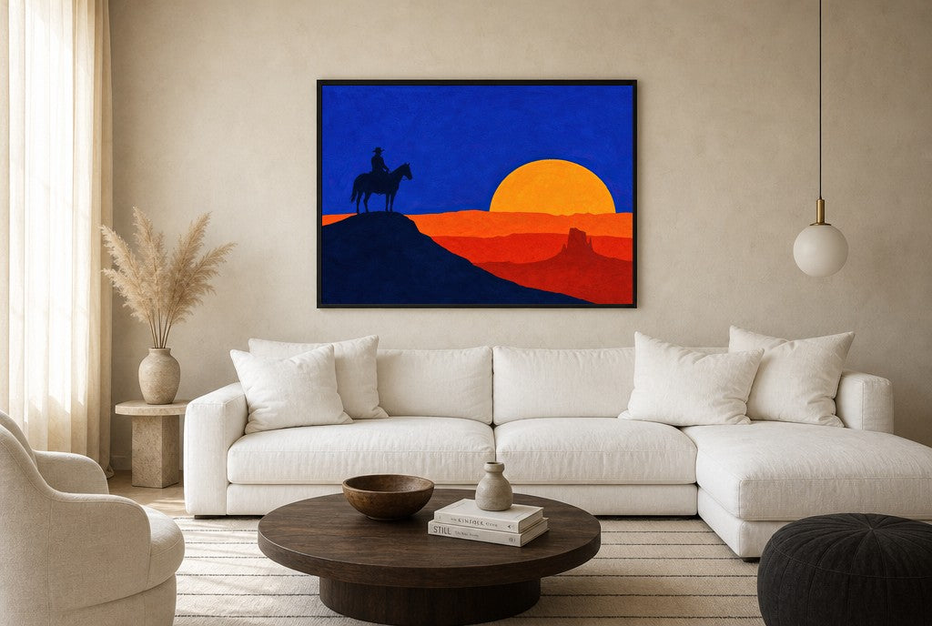 Last One on the Ridge, floor-leaning in living room