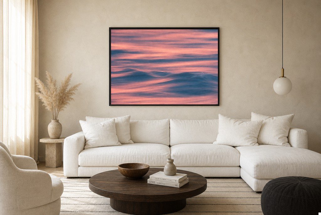 Pink Tide, living room