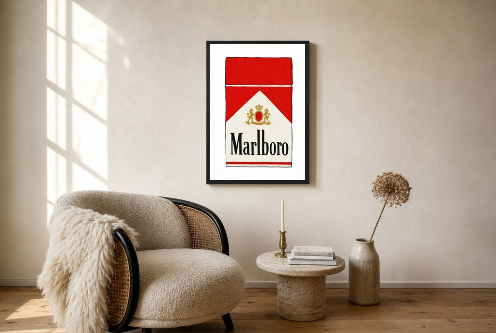 Reds, floor-leaning in living room