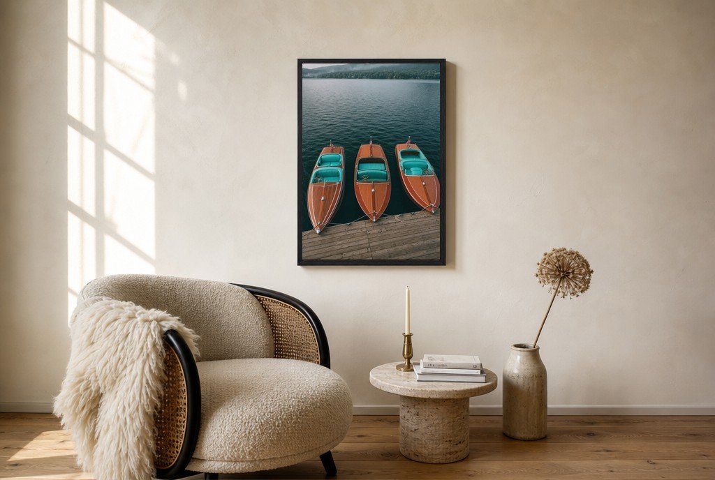 Three at the Dock, living room