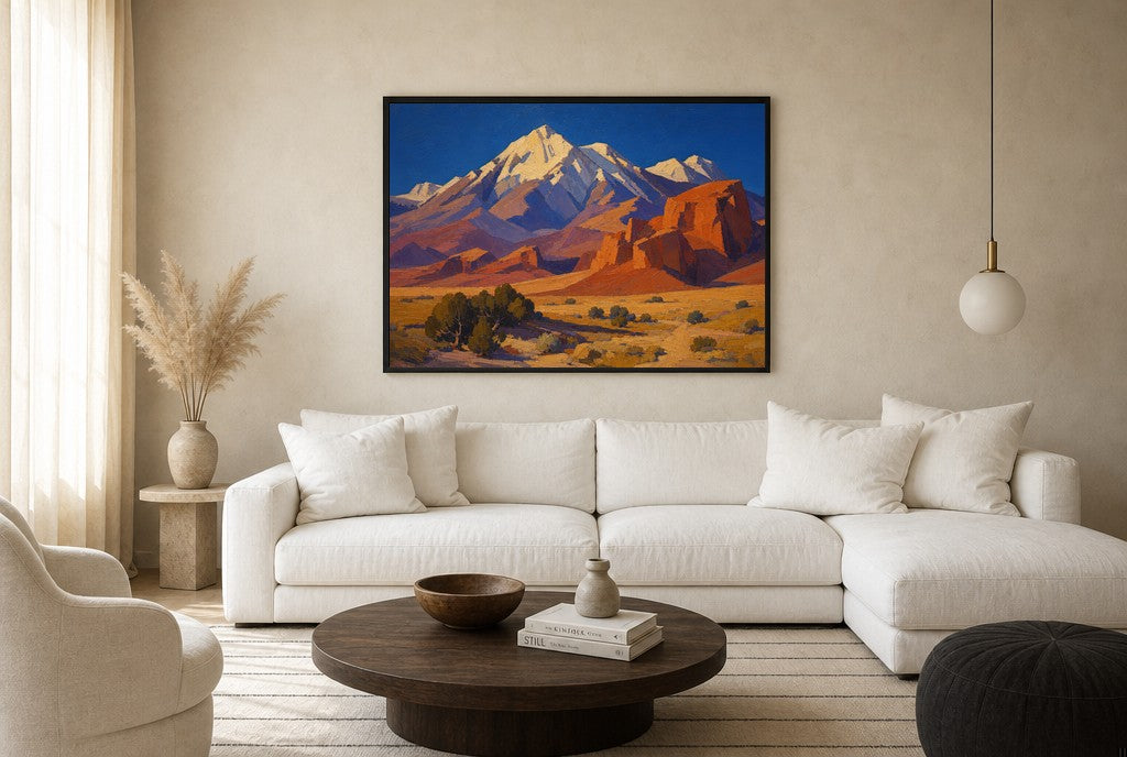 Cold Peaks, Open Range, floor-leaning in living room