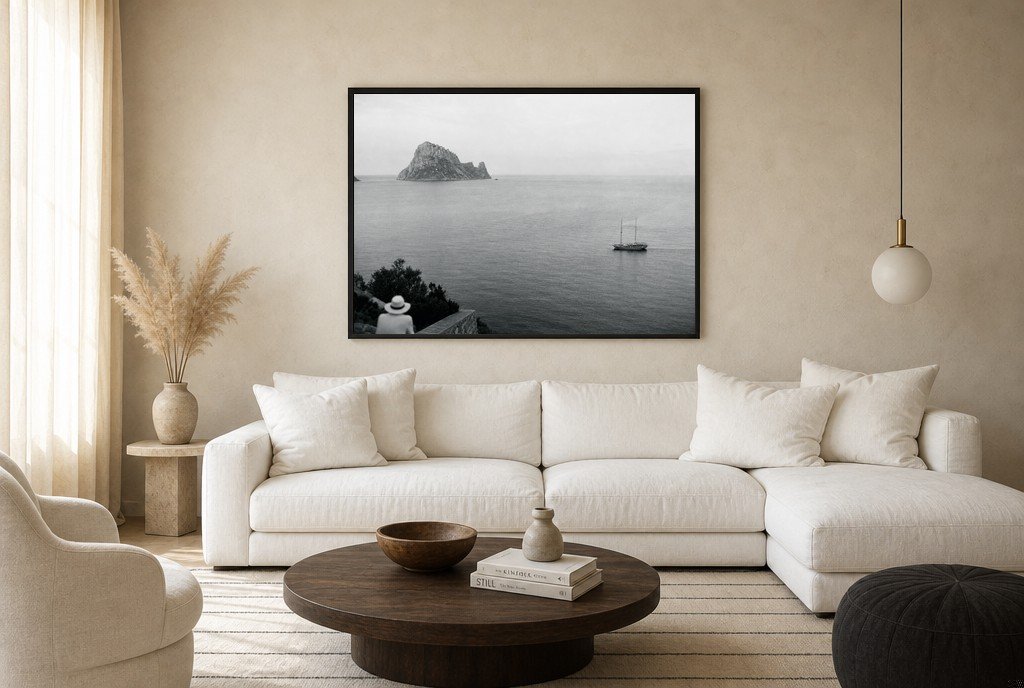 Watching the Far Rock, living room