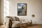 Down the Spire, living room