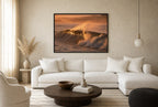 Golden Hour Break, living room
