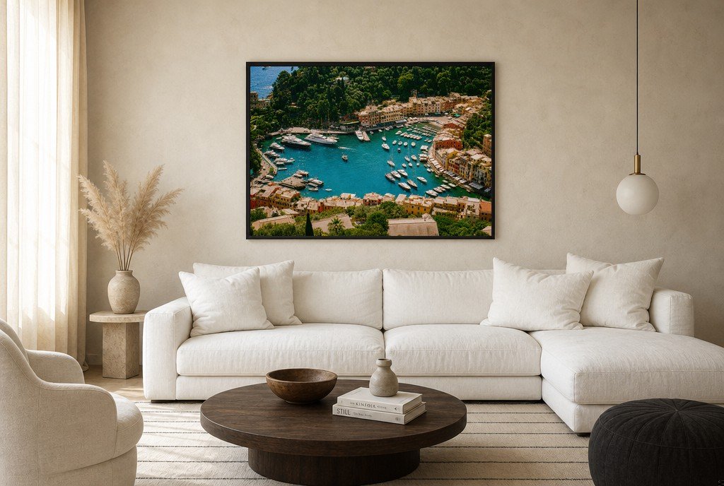 Portofino from Above, living room