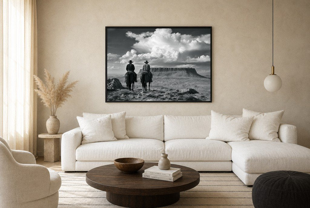 Two Riders, Big Sky, living room
