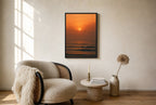 Burnt Orange Lineup, living room