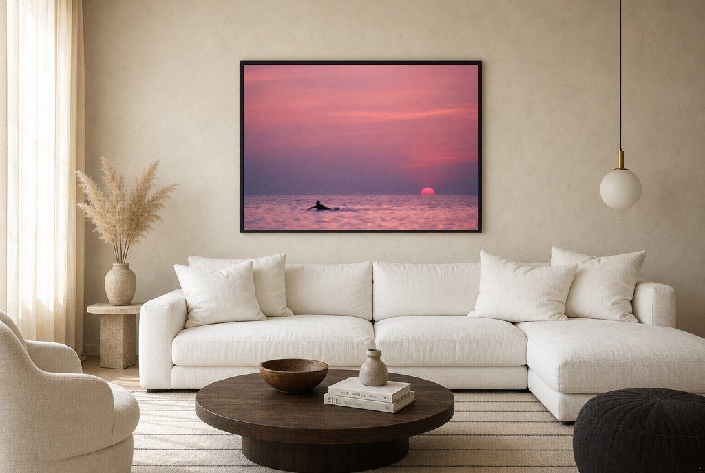 Swim at Sundown, living room