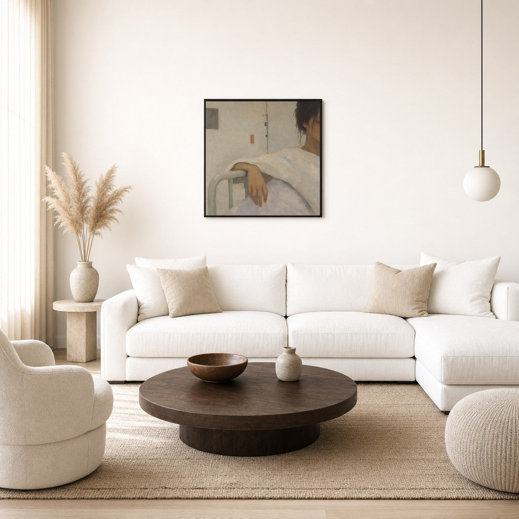 The Quiet Floor, floor-leaning in living room
