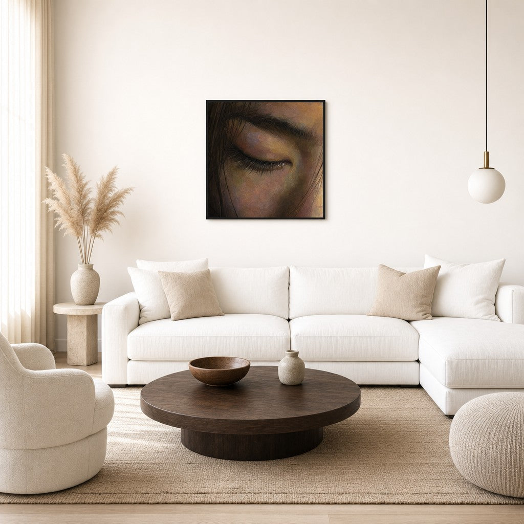 Just Resting My Eyes, floor-leaning in living room