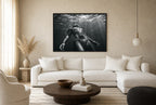 Held Underwater, living room