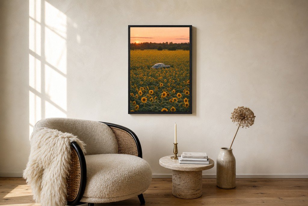Hidden in the Sunflowers, living room