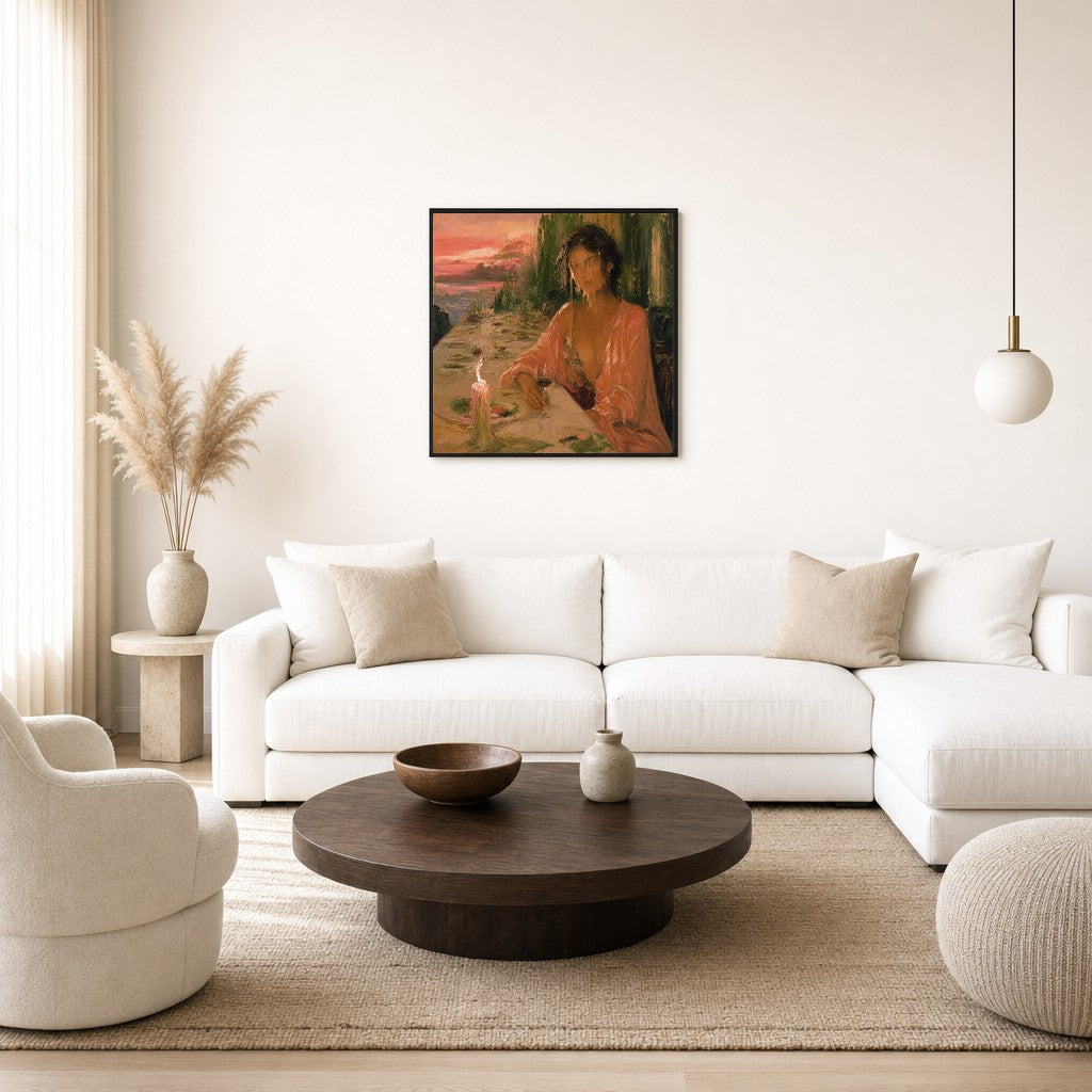 Getting Ready, With Audience, floor-leaning in living room
