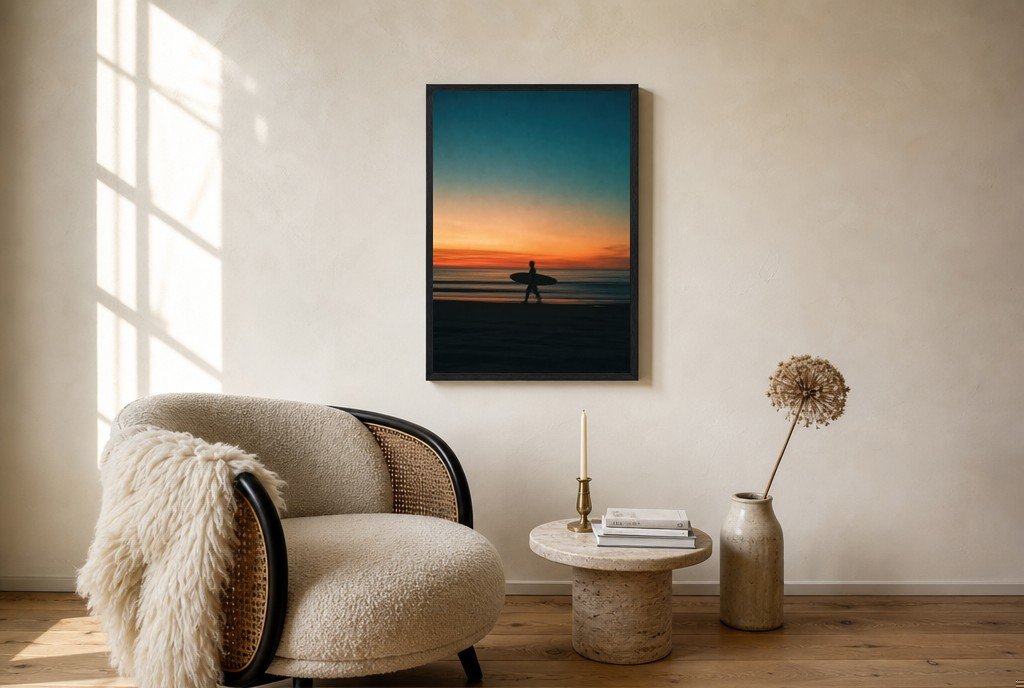 Board at Dusk, living room