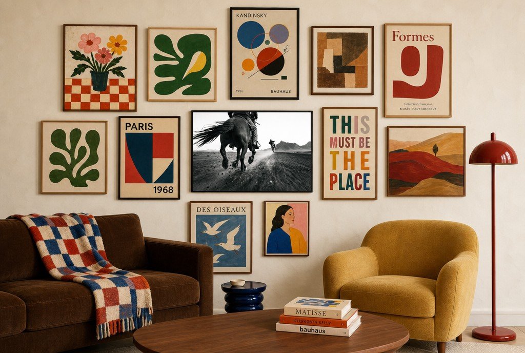 Outrun the Engine, gallery wall