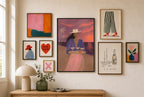 Drinks at the Beach, Alone, in gallery wall