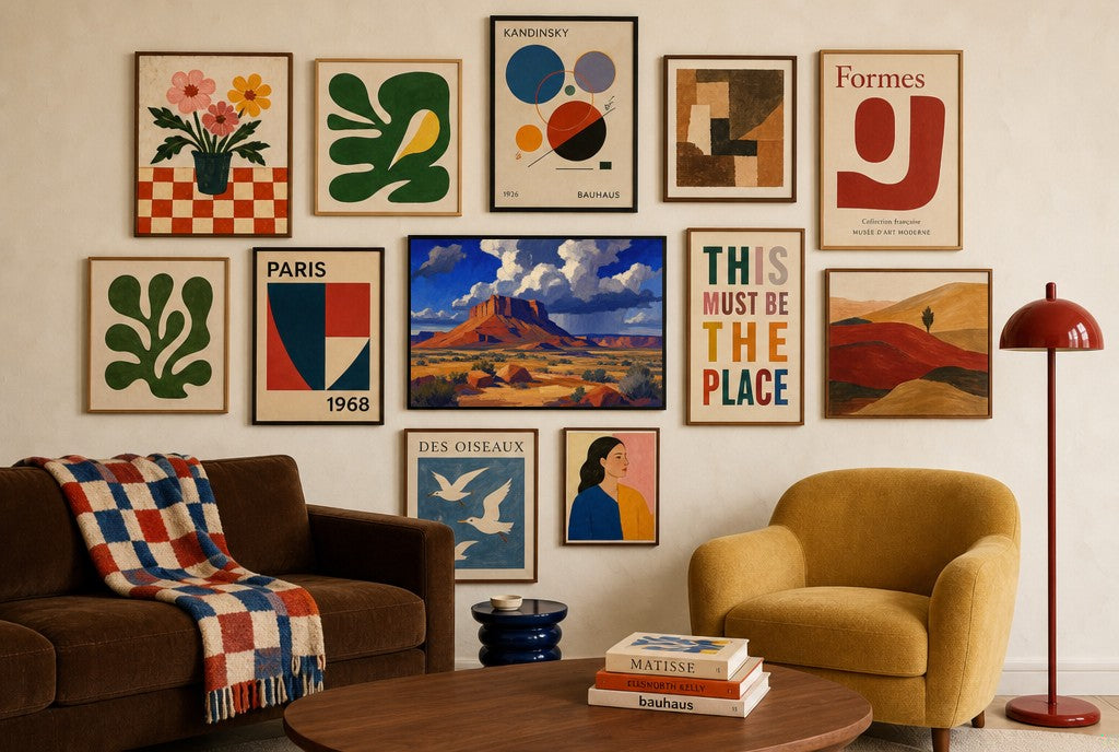 Weather Coming In, in gallery wall