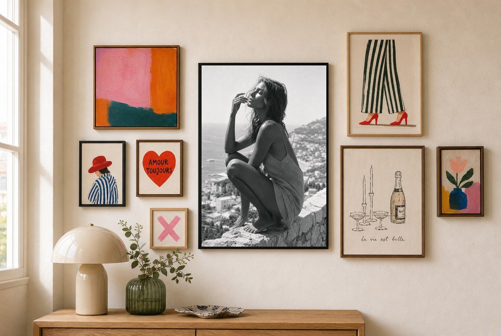 Wasting the Afternoon, gallery wall