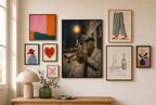 Three in the Morning, in gallery wall