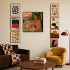 Getting Ready, With Audience, in gallery wall