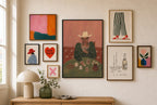 The House Always, in gallery wall