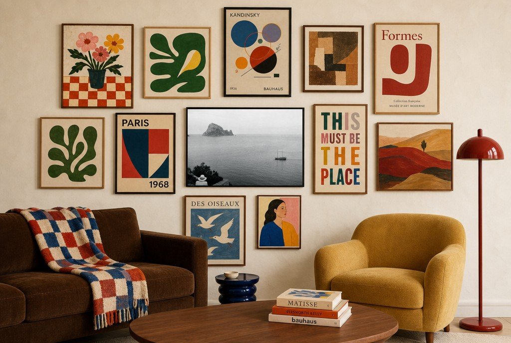 Watching the Far Rock, gallery wall
