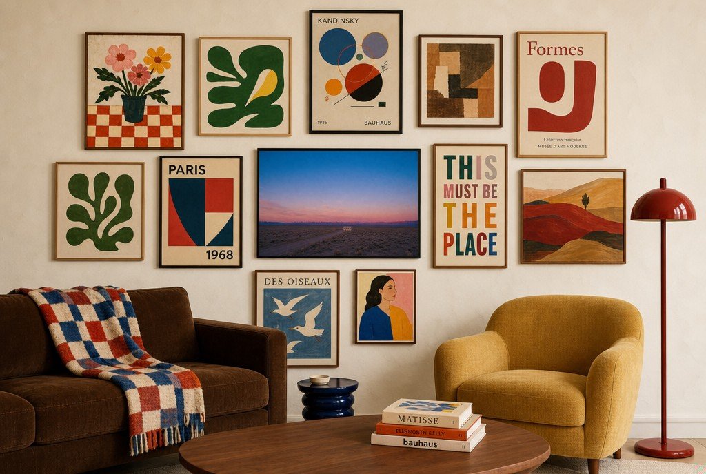 Last Light, No Plans, gallery wall