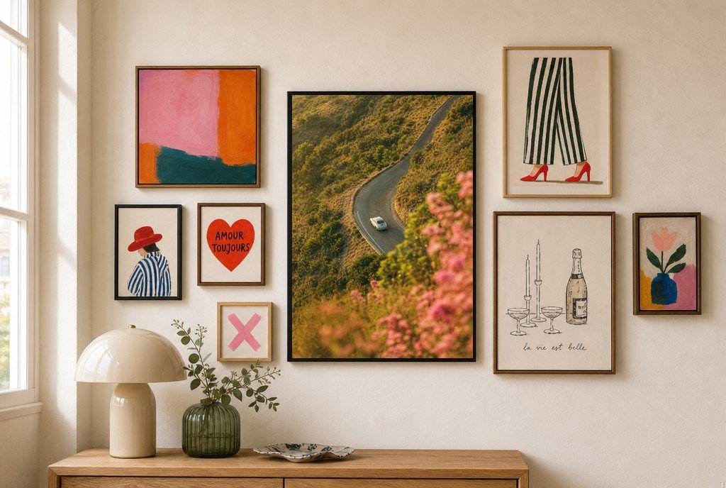 The Long Way, gallery wall