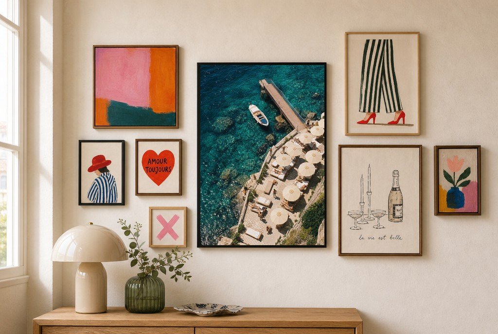 Dock Service, gallery wall