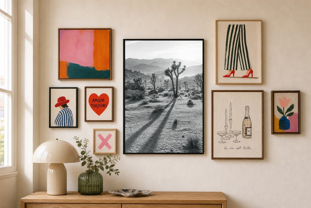 Long Shadows, Joshua Tree, gallery wall
