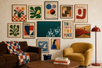 One Red Sail, gallery wall