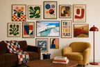 Into the Blue Pool, gallery wall