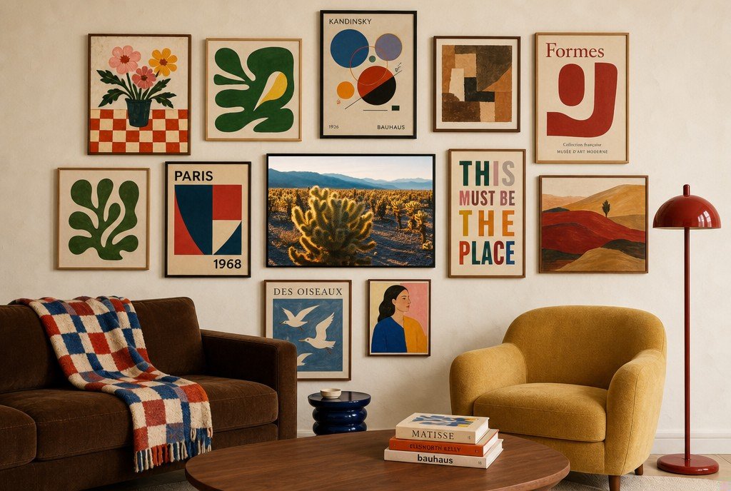 Cholla Gold, gallery wall
