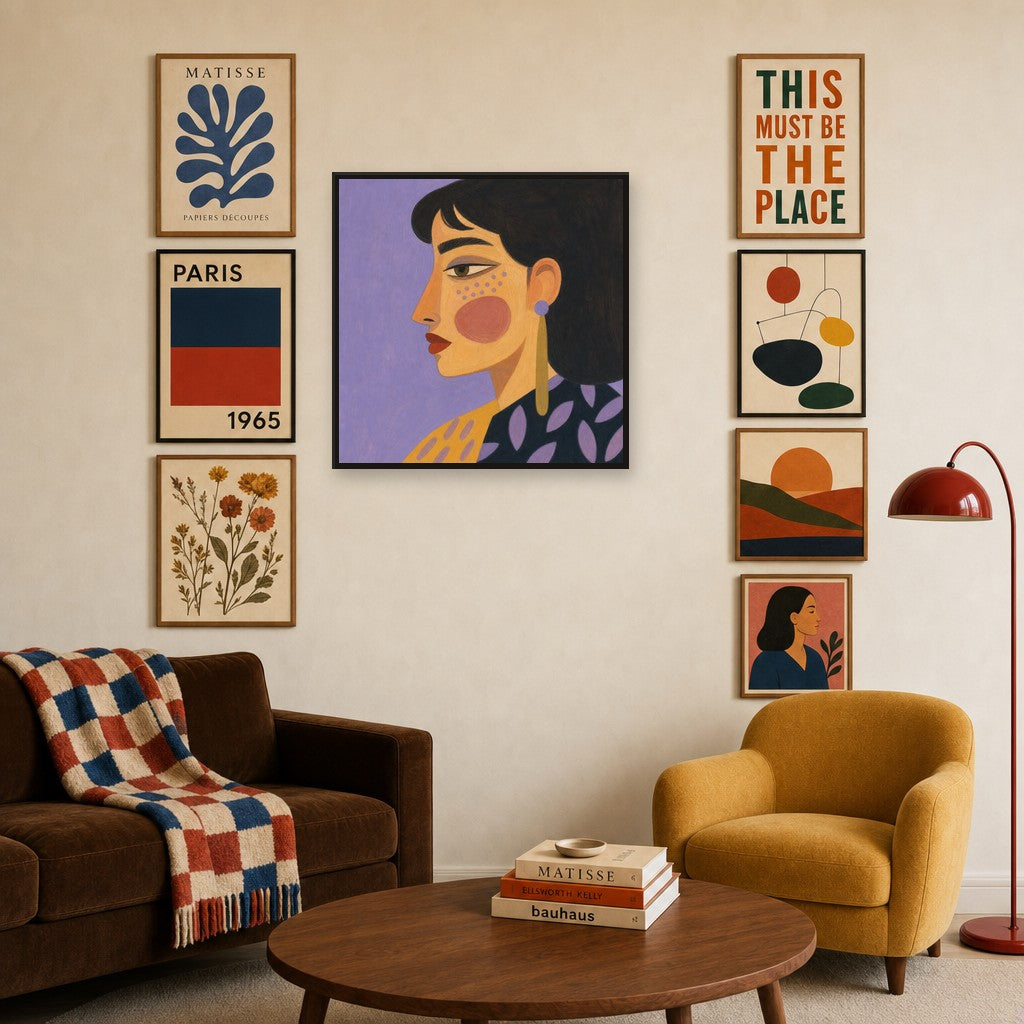 The Good Side, in gallery wall