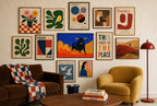 Bull, Raising Dust, in gallery wall