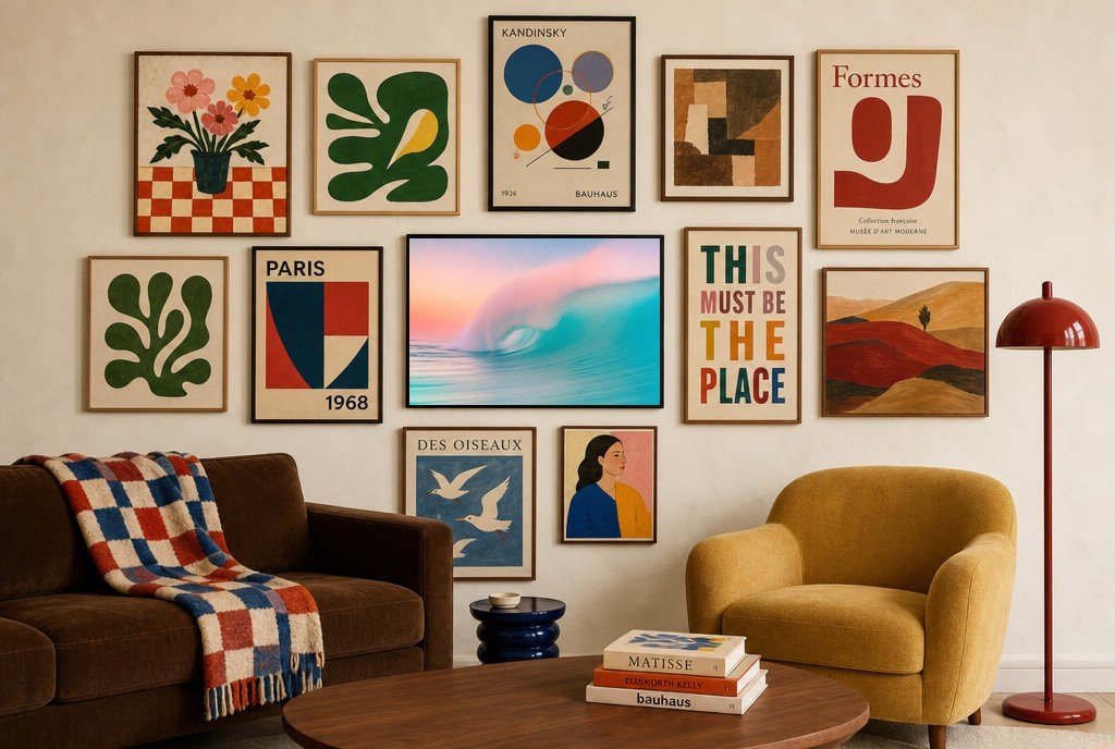 Cotton Candy Barrel, gallery wall