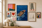 Board on the Roof, gallery wall