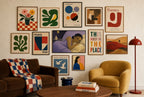 Calla Lily Sleep, in gallery wall