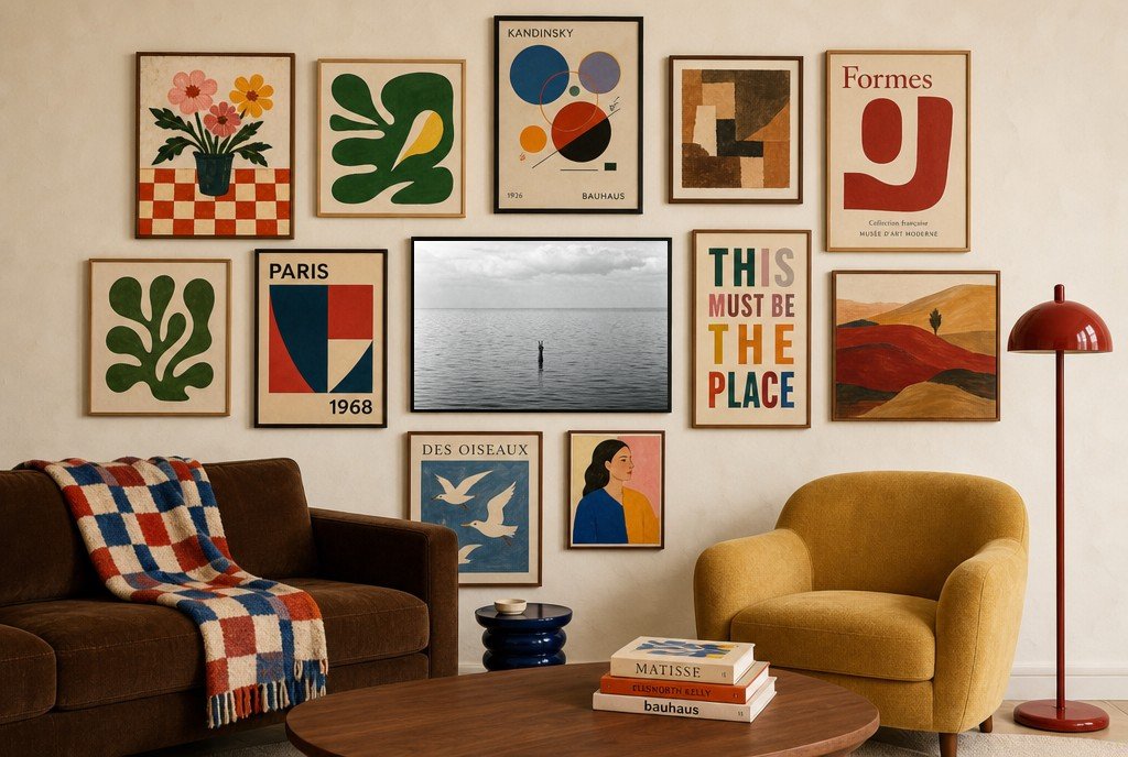 Two Up From the Deep, gallery wall