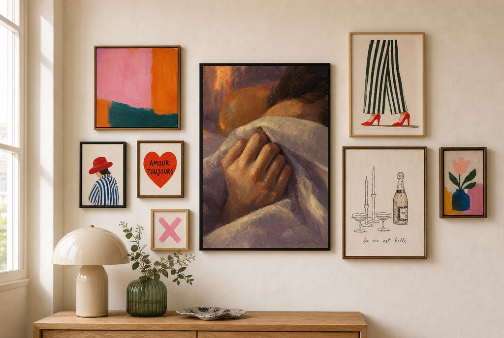 Five More Minutes, in gallery wall