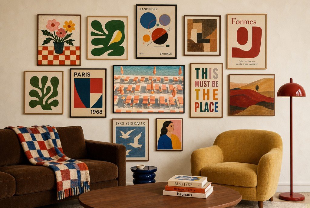 Front Row, Cabana, gallery wall
