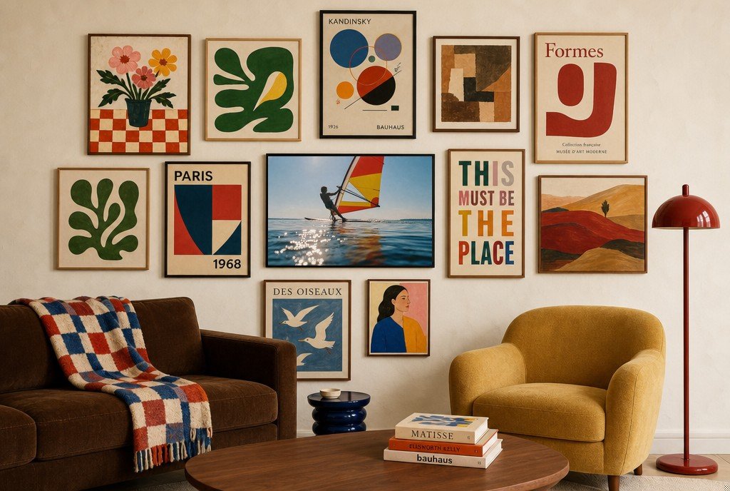 Catch the Wind, gallery wall