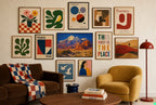 Cold Peaks, Open Range, in gallery wall