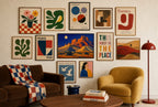 Moonrise, No Witnesses, in gallery wall