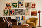 Into the Turn, in gallery wall