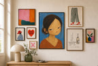 A Single Tear, in gallery wall