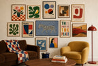Flat Zebra, in gallery wall